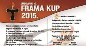 Gajba ožujskog osvojila jubilarni 10. Frama kup