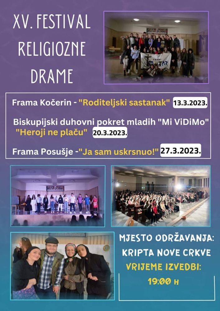 Najave festivala religiozne drame