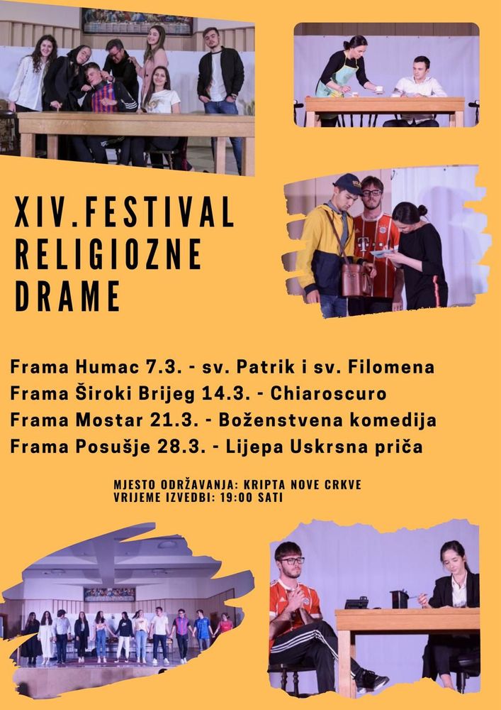 XIV. Festival religiozne drame – Posušje 2022.