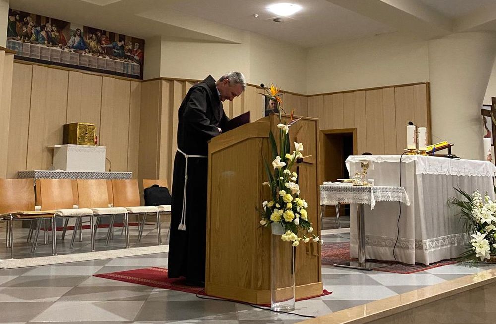 Mjesečna duhovna obnova fra Valentina Vukoje na temu „Uskrsnuće tijela i život vječni“