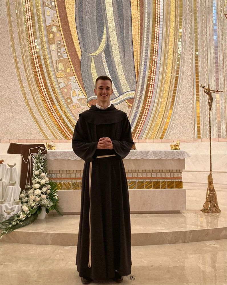 Fra Mario Širić stupio u novicijat