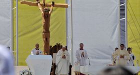 Naša župa s papom Franjom u Sarajevu