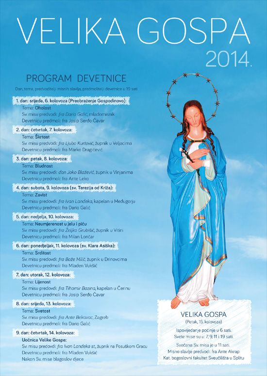 PROGRAM&nbsp;DEVETNICE I VELIKE GOSPE