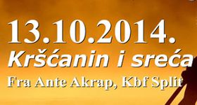 Najava: Tribina Kršćanin i sreća